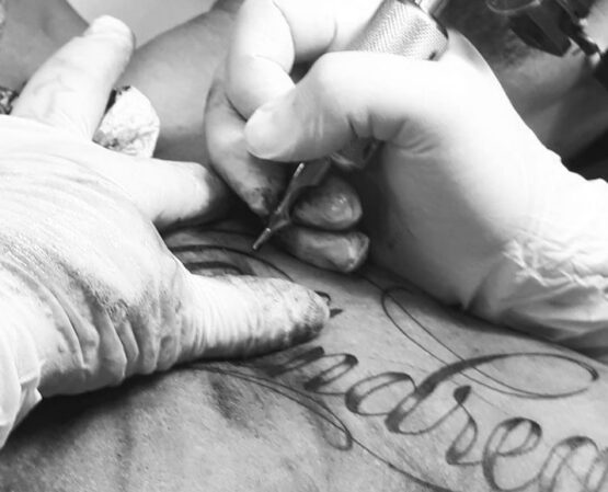 lettering tattoo