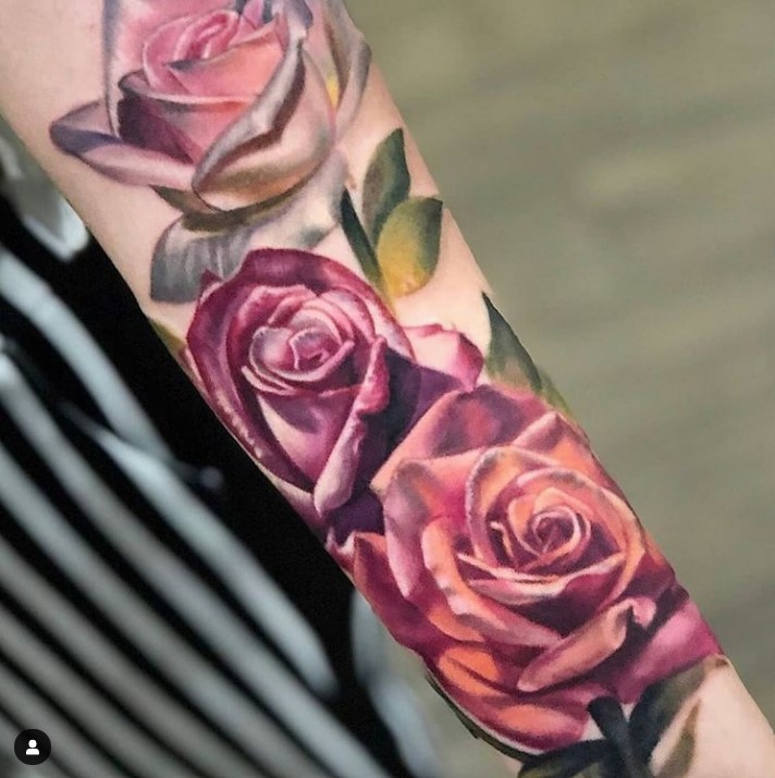 Tatuaggio Rosa - significato, idee e consigli