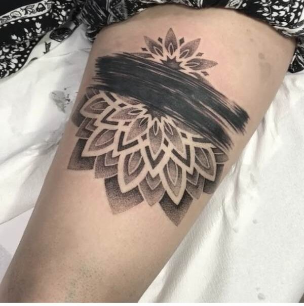 tatuaggio fiore di loto